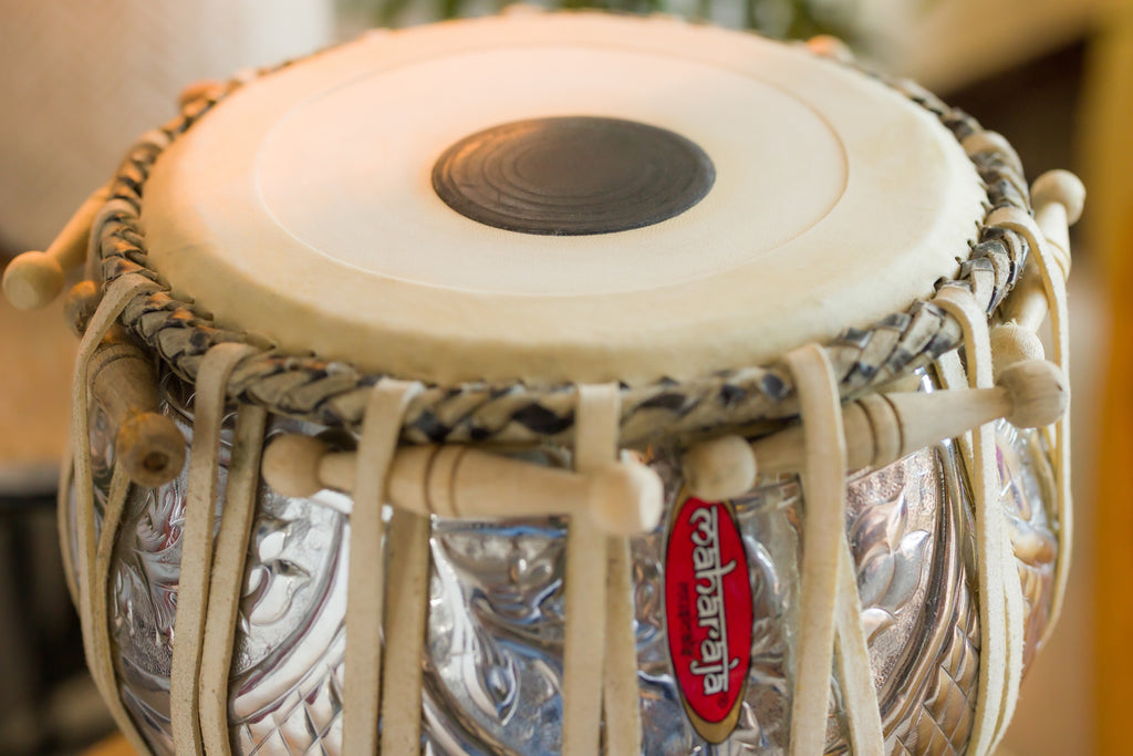 Maharaja Musicals Designer Tabla Set, 4.5 kg, Copper Bayan