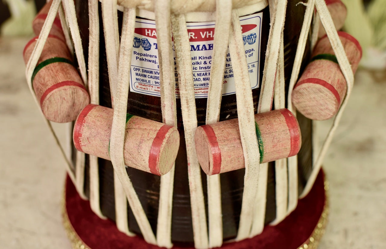 Haridas Vhatkar Tabla Set, 3.5 kg, Copper Bayan, Sheesham