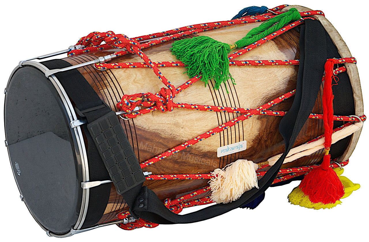 Maharaja Musicals Bhangra Dhol, Natural (No. 141)