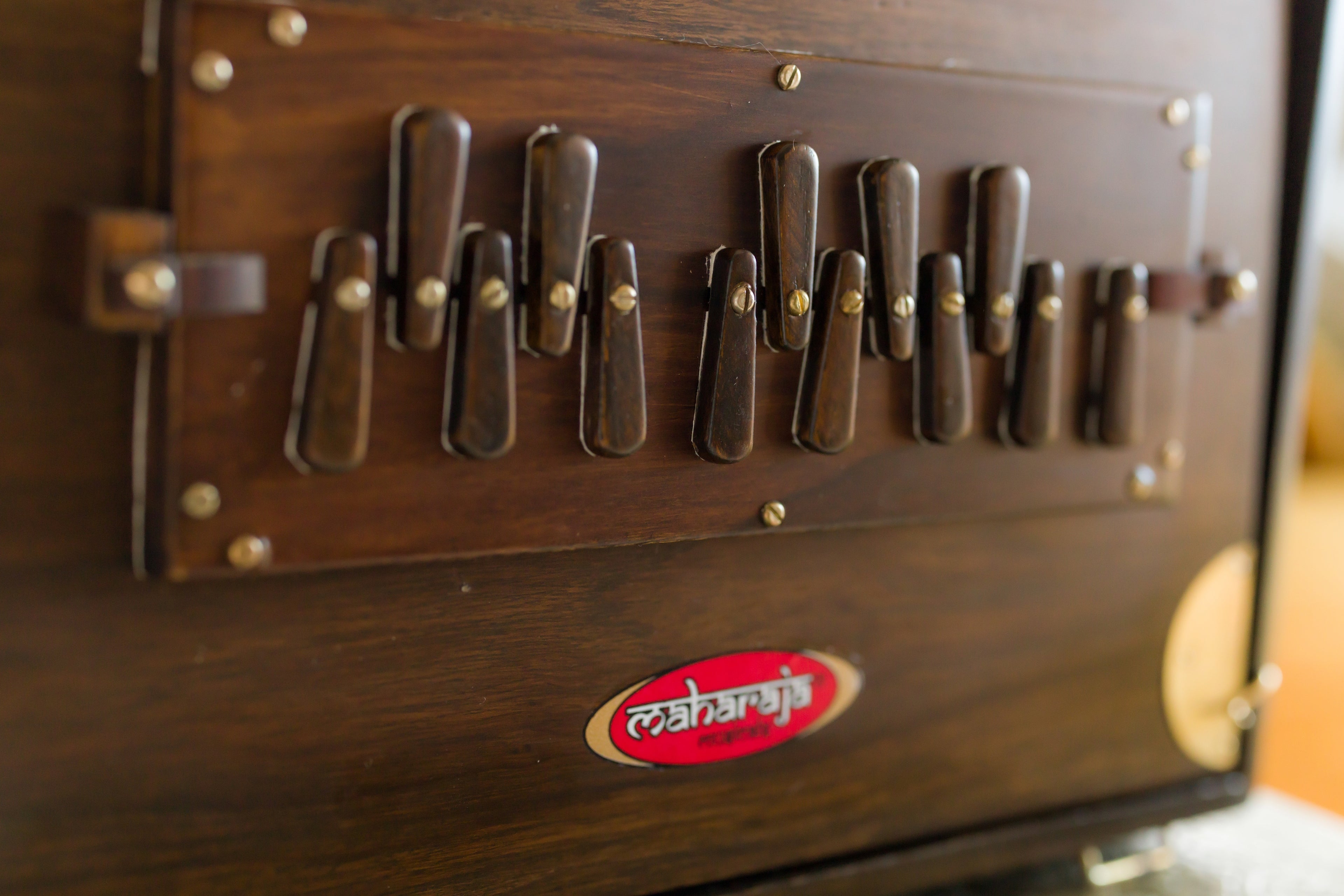 Maharaja Musicals Shruti Box, Teak Wood, Espresso