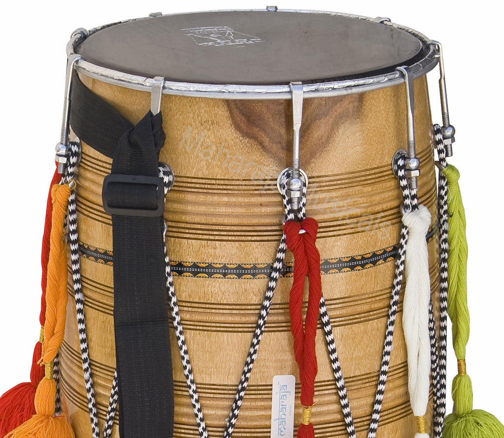 Maharaja Musicals Bhangra Dhol, Natural (No. 435)