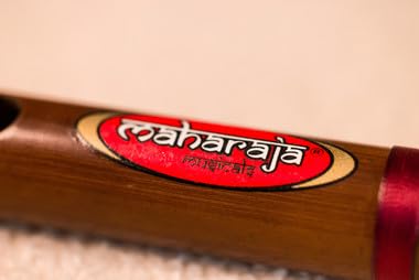 MAHARAJA Concert, Scale C Natural Medium 19 Inches, Indian Bamboo Flute (PDI-3358)
