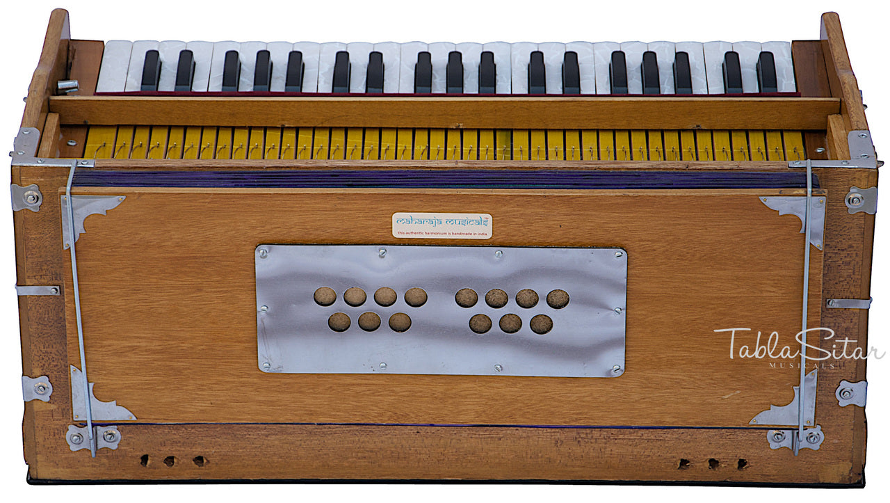Maharaja Musicals Harmonium, 9 Stops, Coupler, Natural (No. 127)