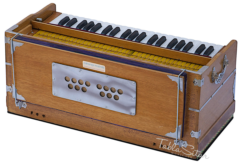 Maharaja Musicals Harmonium, 9 Stops, Coupler, Natural (No. 127)