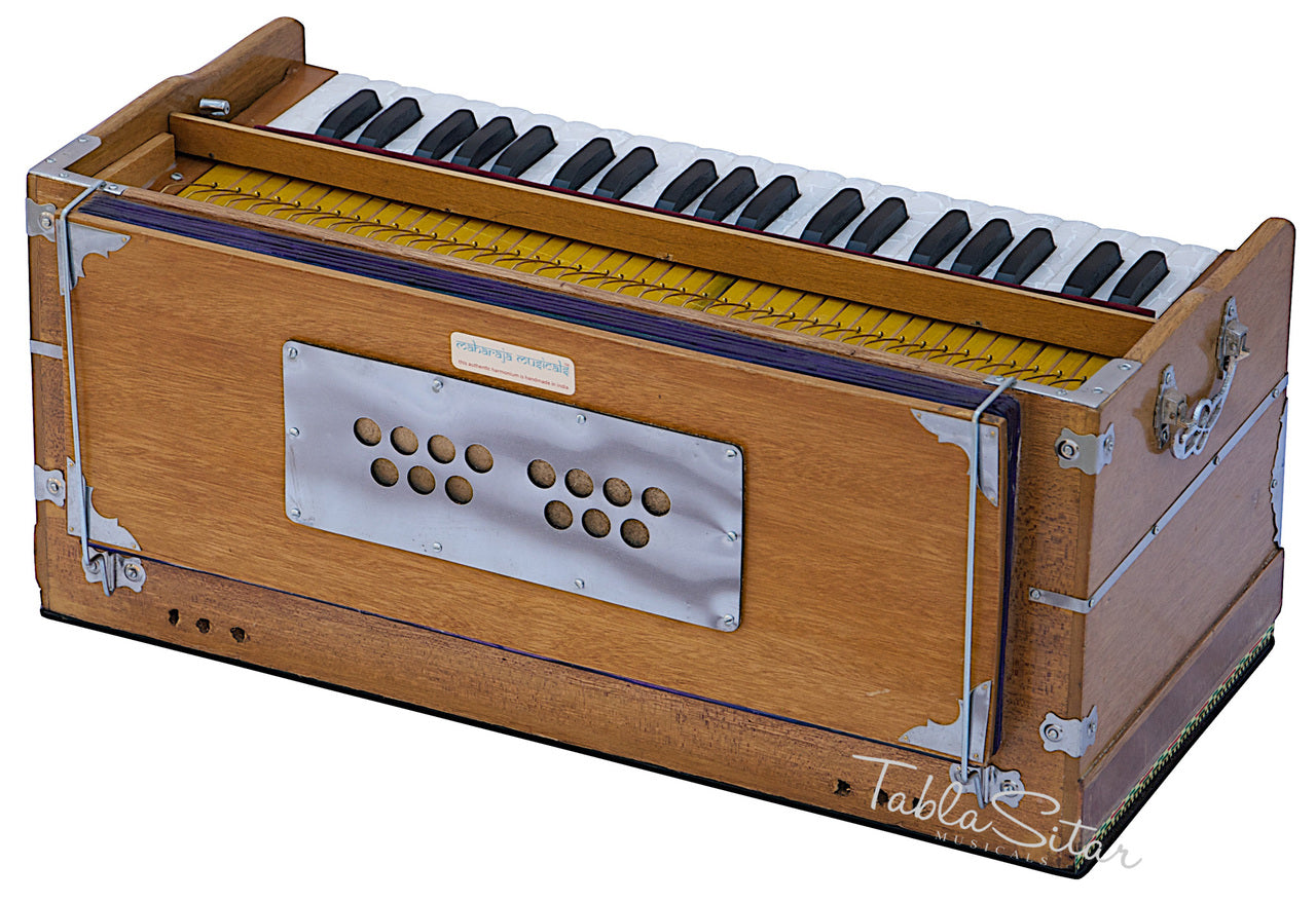 Maharaja Musicals Harmonium, 9 Stops, Coupler, Natural (No. 127)