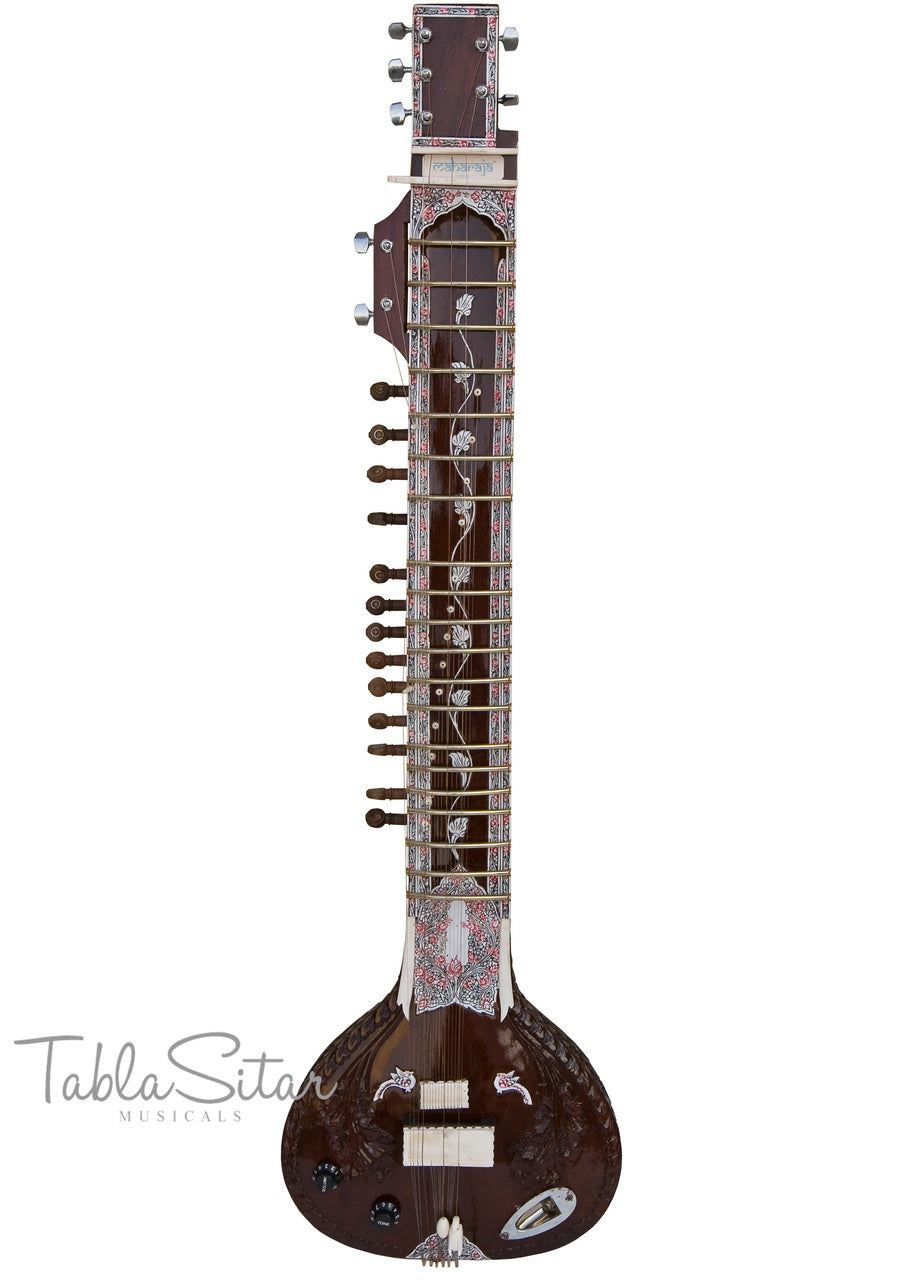 Maharaja Musicals Electric Sitar, Kharaj Pancham, Mahogany