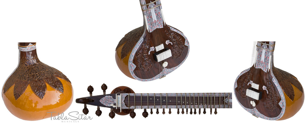 Maharaja Musicals Peacock Sitar, Ravi Shankar Style, Double Toomba