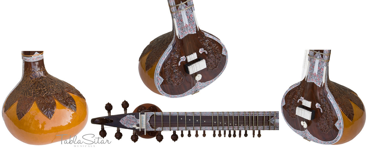 Maharaja Musicals Peacock Sitar, Ravi Shankar Style, Double Toomba