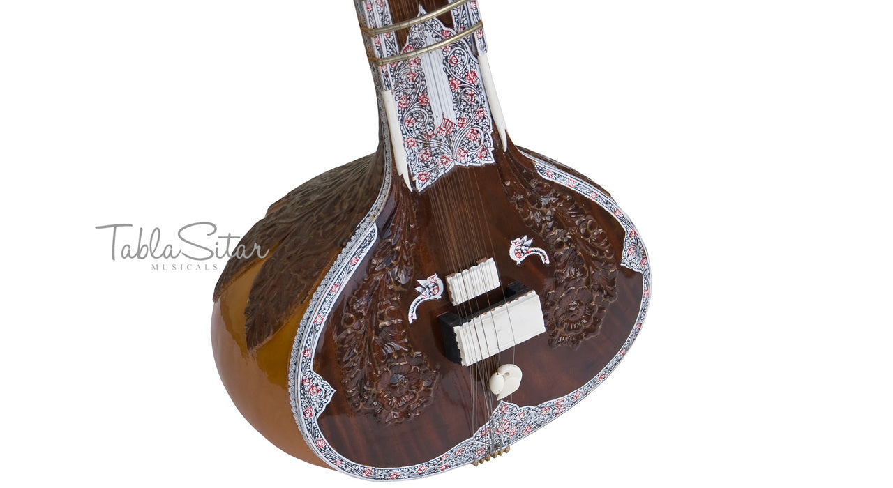Maharaja Musicals Peacock Sitar, Ravi Shankar Style, Double Toomba