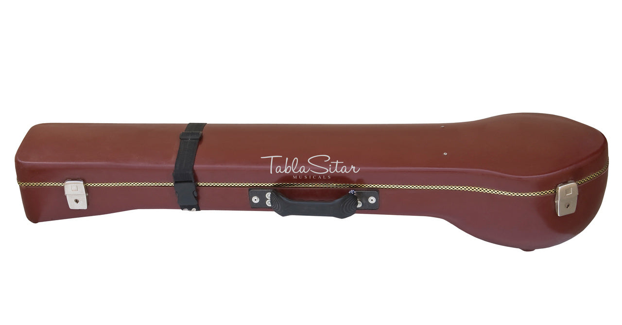MKS Concert Esraj, Tun Wood, Horsehair Bow, Fiber Case