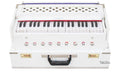 Maharaja Musicals Safri Harmonium, Folding, Coupler, White, 42 Keys