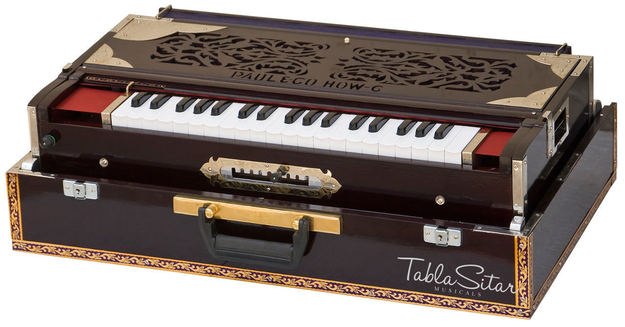 Paul & Co. Harmonium, 9-Scale Changer, 3 Reeds, Dark Mahogany