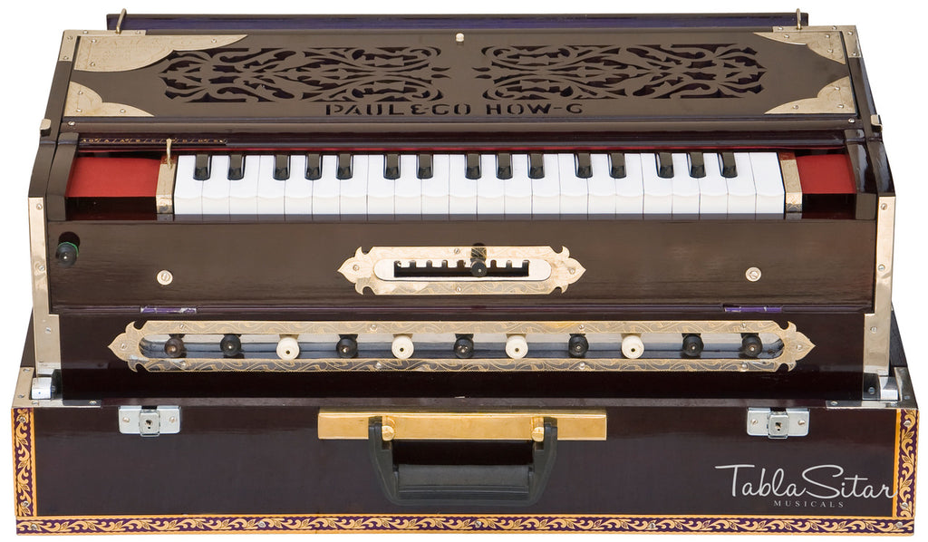 Paul & Co. Harmonium, 9-Scale Changer, 3 Reeds, Dark Mahogany