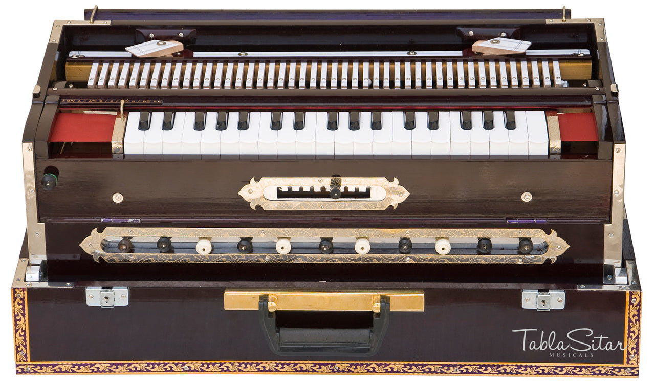 Paul & Co. Harmonium, 9-Scale Changer, 3 Reeds, Dark Mahogany