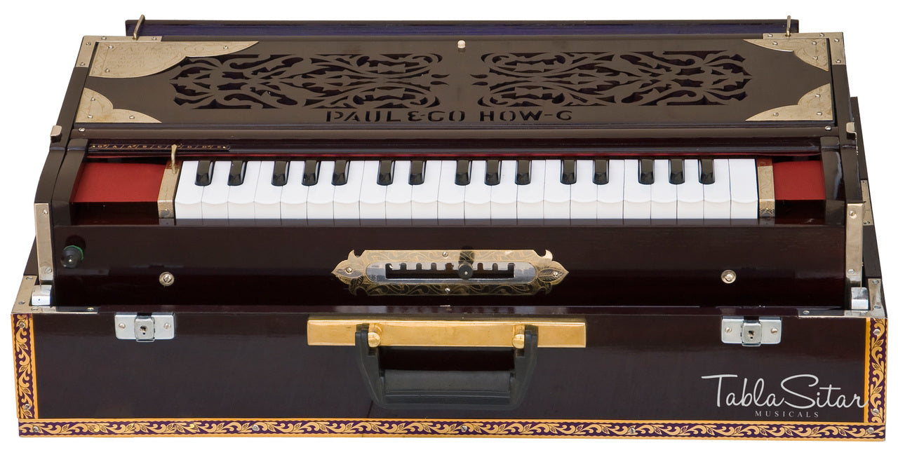 Paul & Co. Harmonium, 9-Scale Changer, 3 Reeds, Dark Mahogany