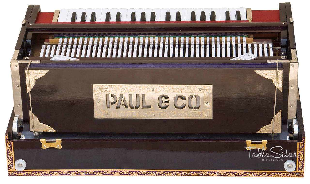 Paul & Co. Harmonium, 9-Scale Changer, 3 Reeds, Dark Mahogany