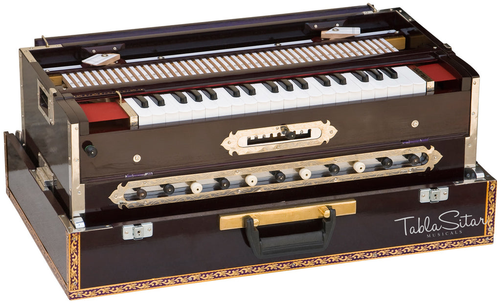 Paul & Co. Harmonium, 9-Scale Changer, 3 Reeds, Dark Mahogany