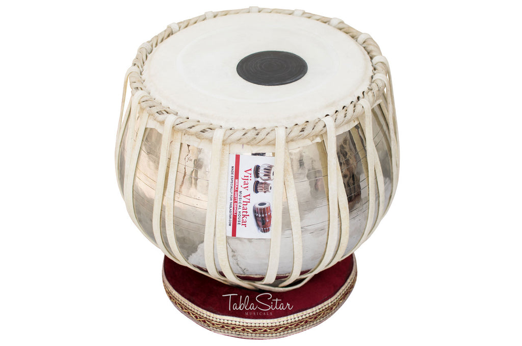 Vijay Vhatkar Tabla Set, 2.5 kg, Brass Bayan, Sheesham