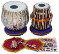 Maharaja Musicals Floral Tabla Set, 3 kg, Copper Bayan, Sheesham