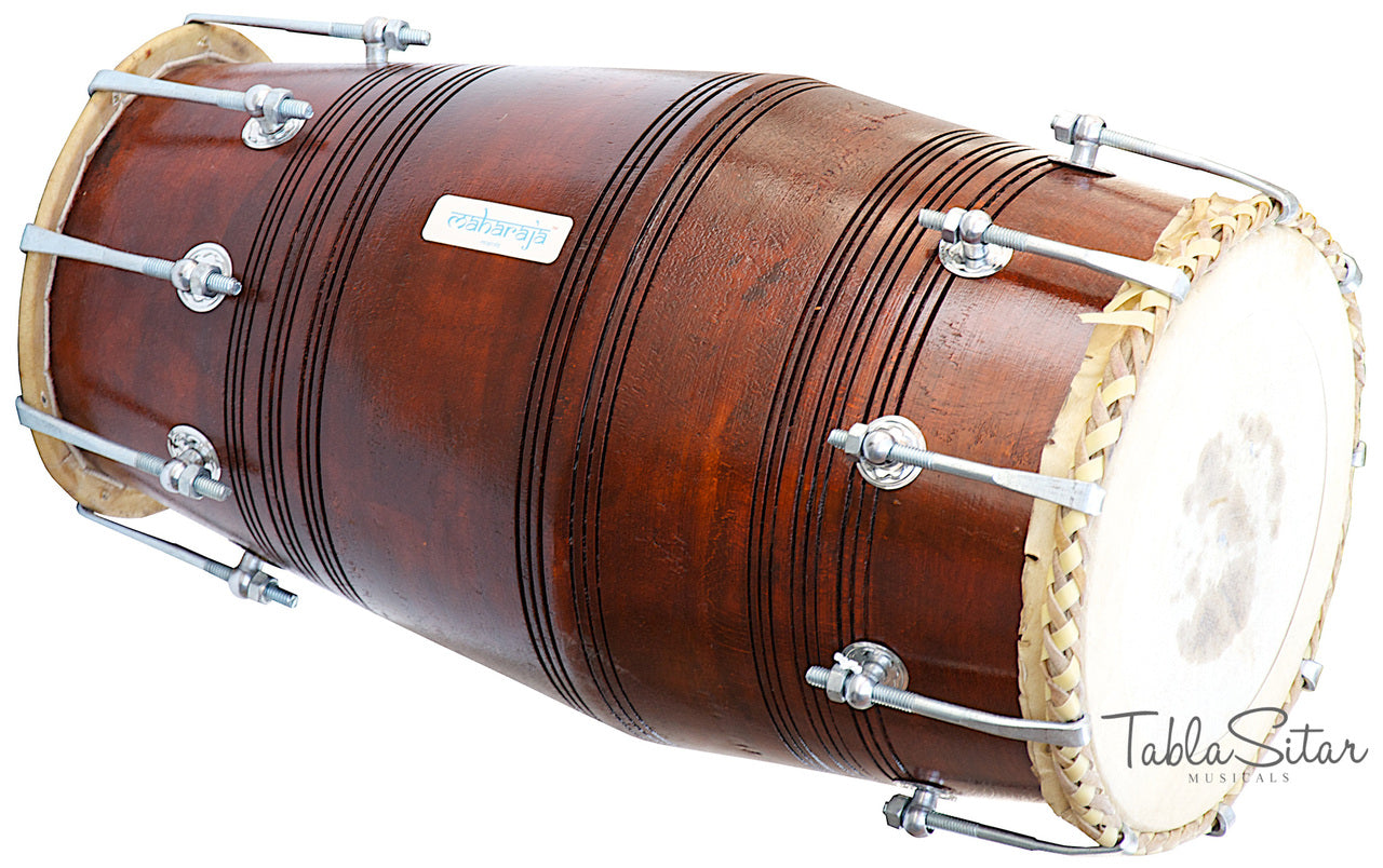Maharaja Musicals Gajra Dholak, Mango Wood