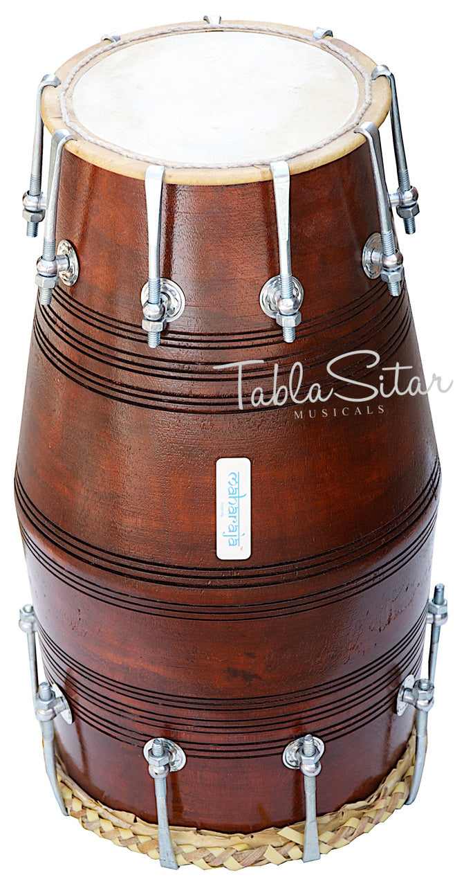 Maharaja Musicals Gajra Dholak, Mango Wood