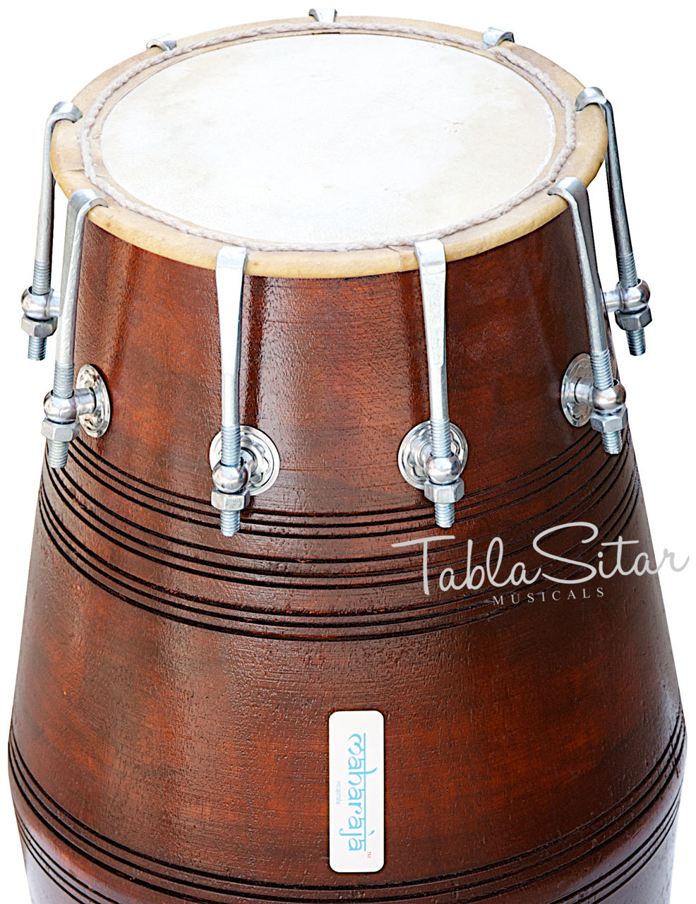 Maharaja Musicals Gajra Dholak, Mango Wood