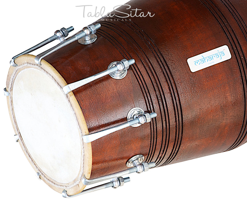 Maharaja Musicals Gajra Dholak, Mango Wood
