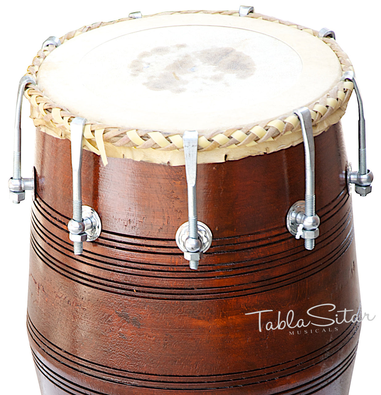 Maharaja Musicals Gajra Dholak, Mango Wood