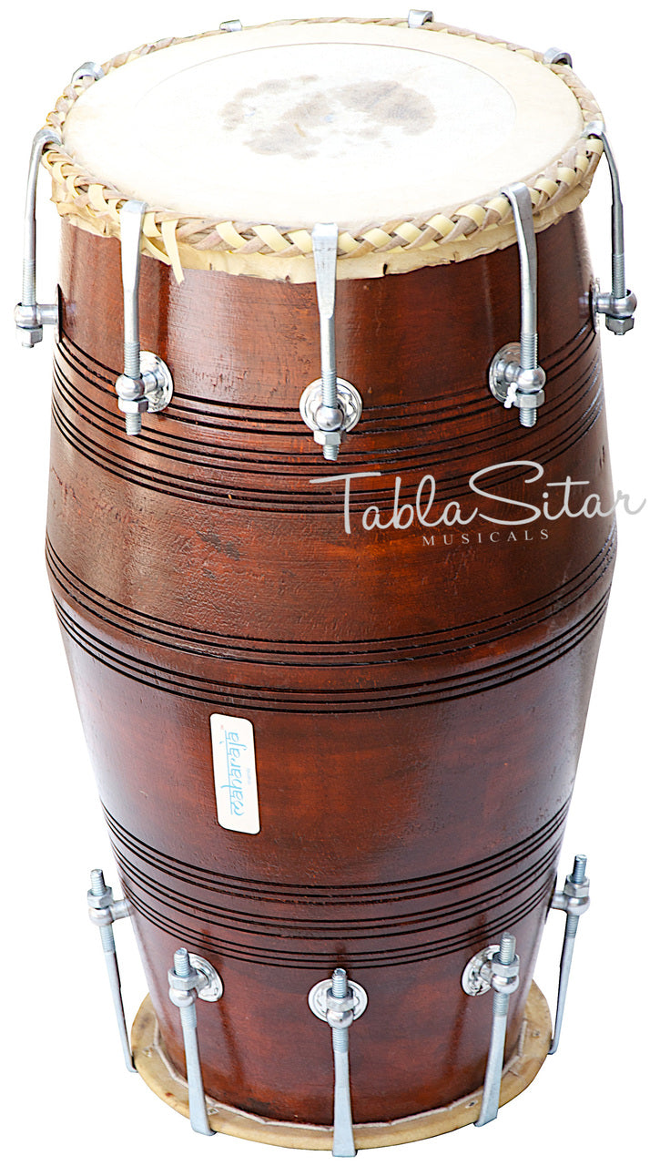 Maharaja Musicals Gajra Dholak, Mango Wood