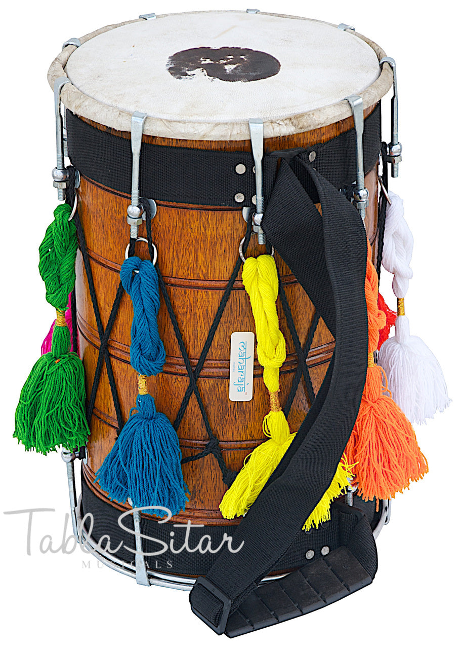 Maharaja Musicals Bhangra Dhol, Natural (No. 274)