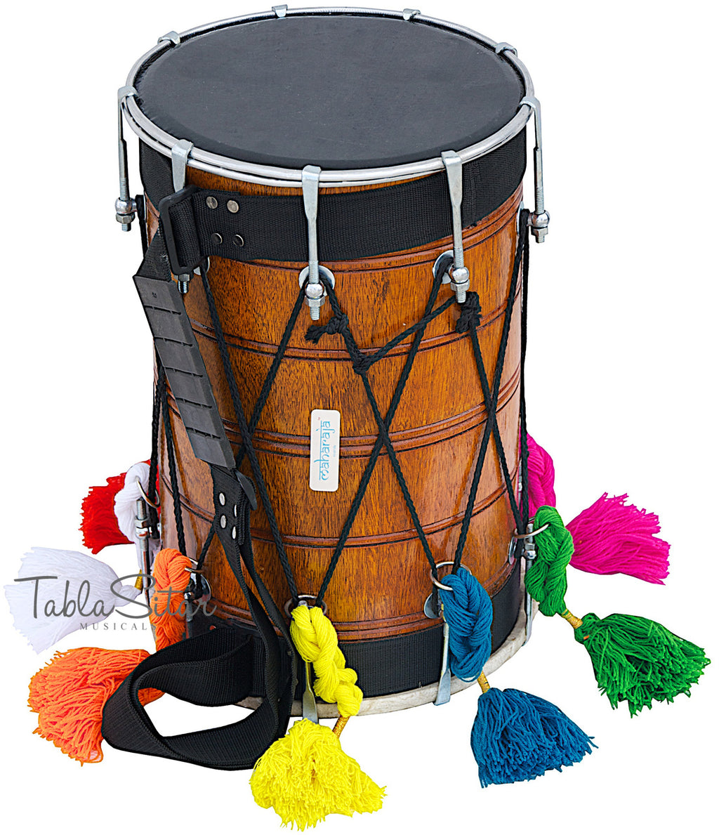 Maharaja Musicals Bhangra Dhol, Natural (No. 274)