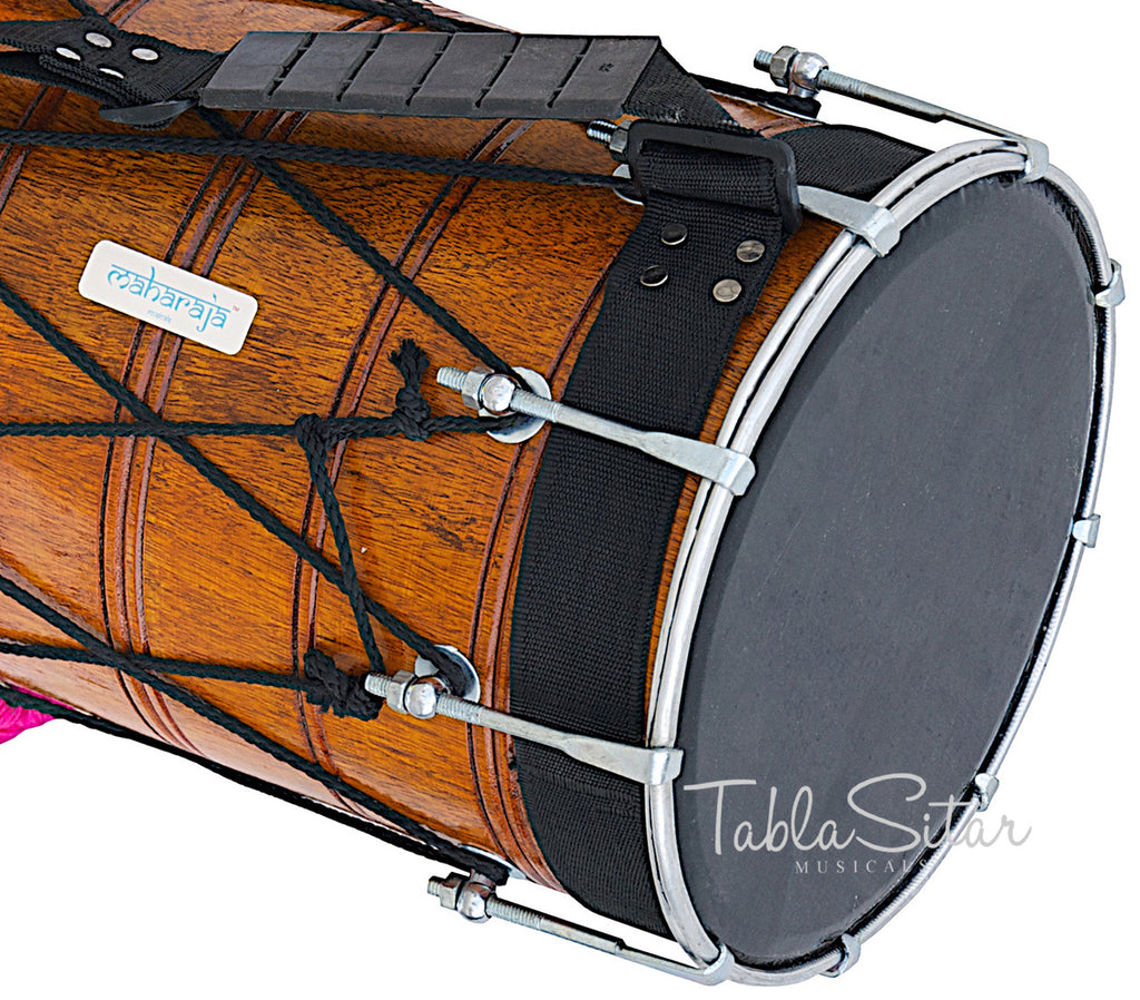 Maharaja Musicals Bhangra Dhol, Natural (No. 274)