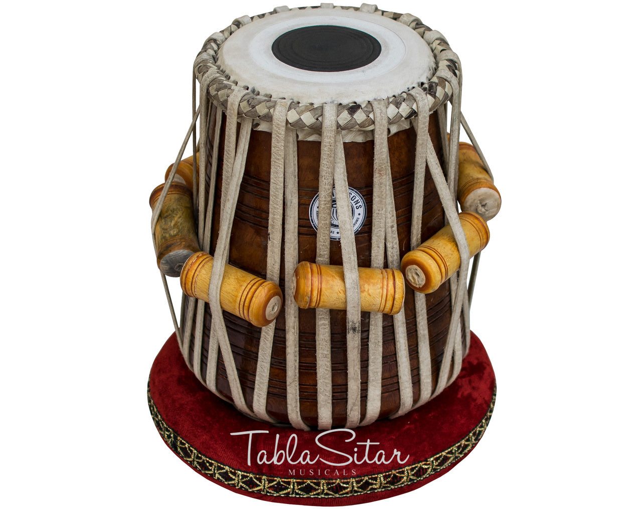 Maharaja Musicals Ganesha Kalash Tabla Set, 3.5 kg, Brass Bayan