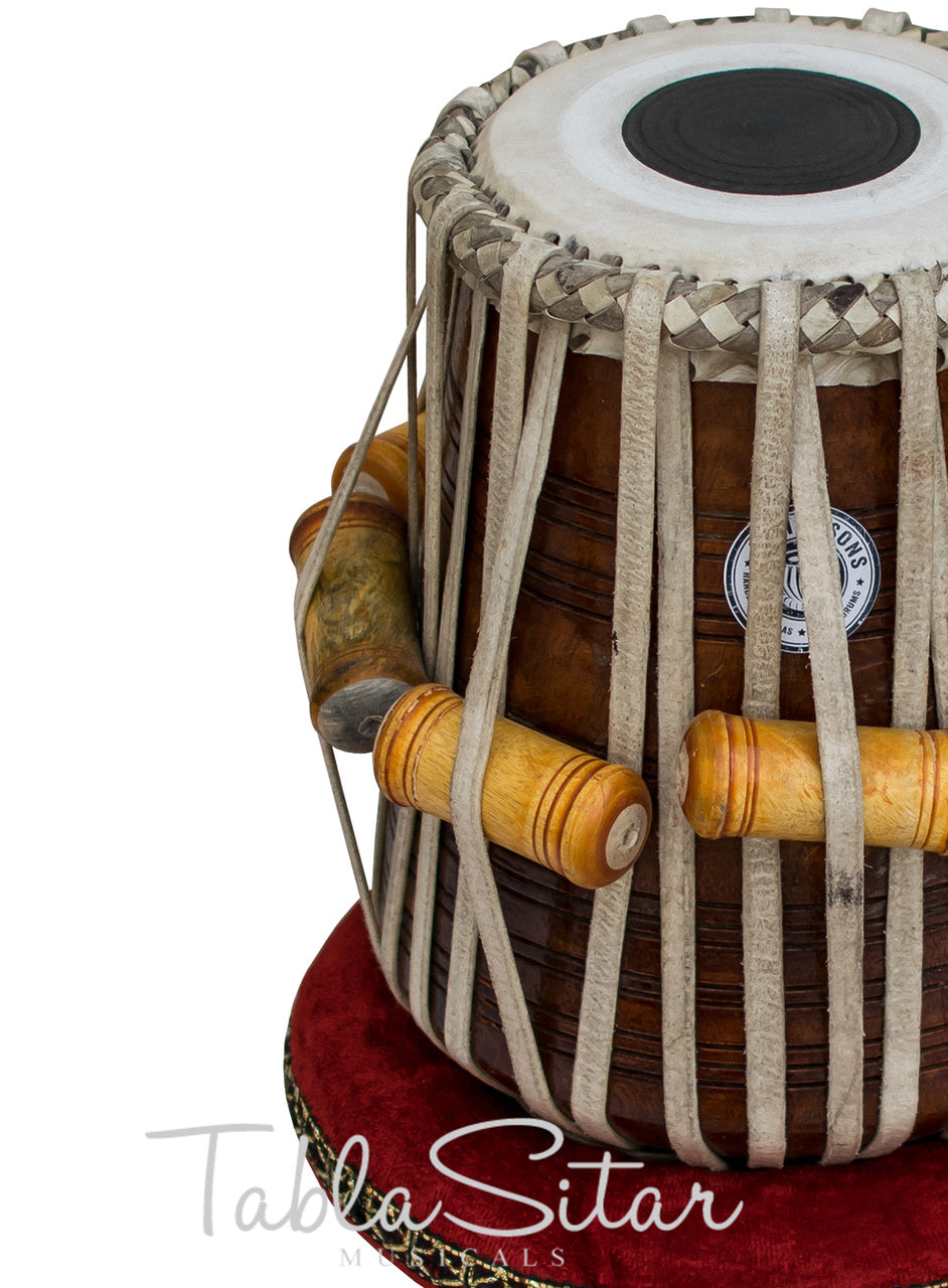 Maharaja Musicals Ganesha Kalash Tabla Set, 3.5 kg, Brass Bayan