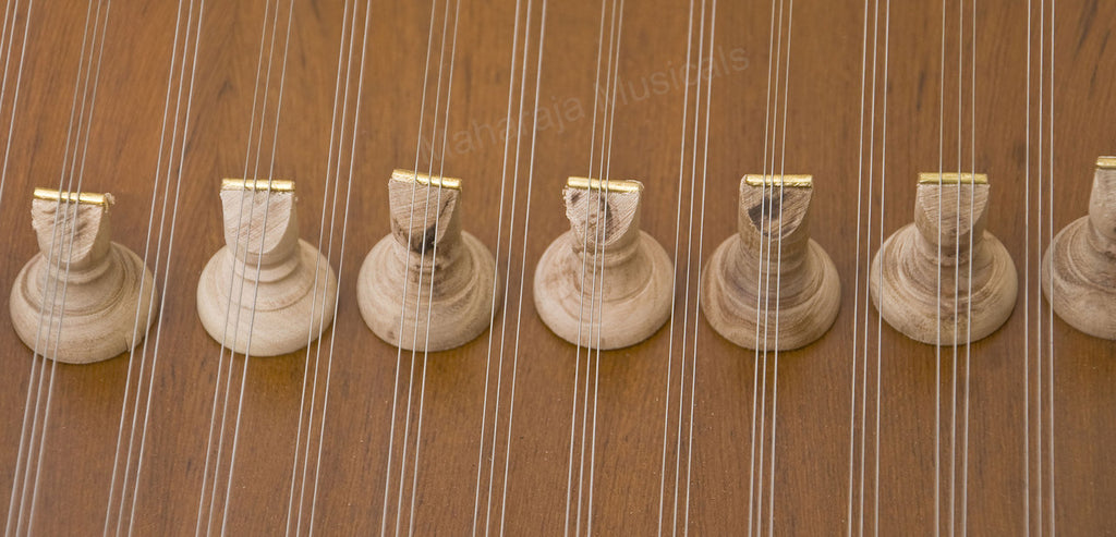 Maharaja Musicals Santoor, 93 Strings, Natural