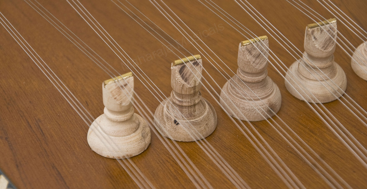 Maharaja Musicals Santoor, 93 Strings, Natural