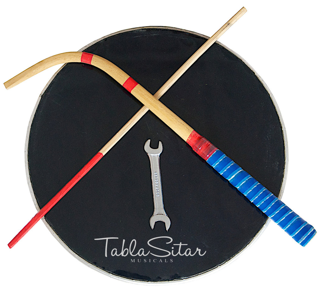 Maharaja Musicals Bhangra Dhol, Mango Wood, Black