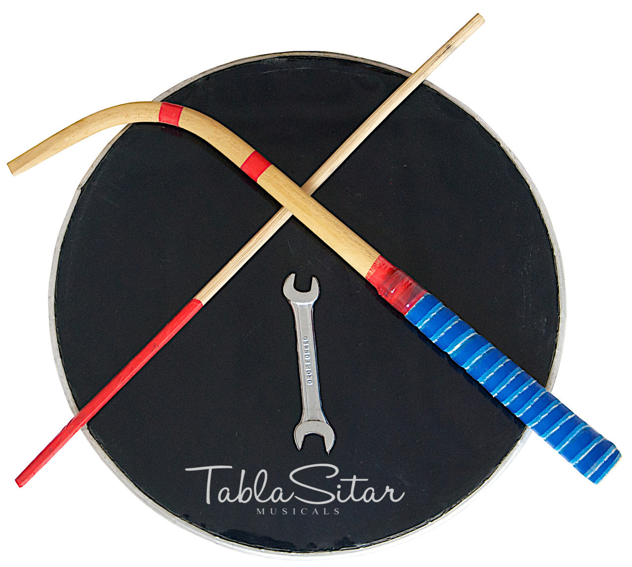 Maharaja Musicals Bhangra Dhol, Mango Wood, Black