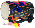 Maharaja Musicals Bhangra Dhol, Mango Wood, Black