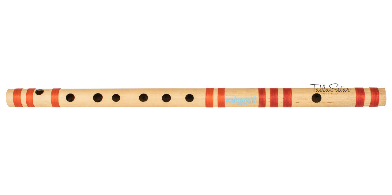 Maharaja Musicals Concert Bansuri Flute, Scale C# Medium, 18.6"