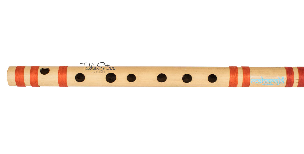 Maharaja Musicals Concert Bansuri Flute, Scale C# Medium, 18.6"