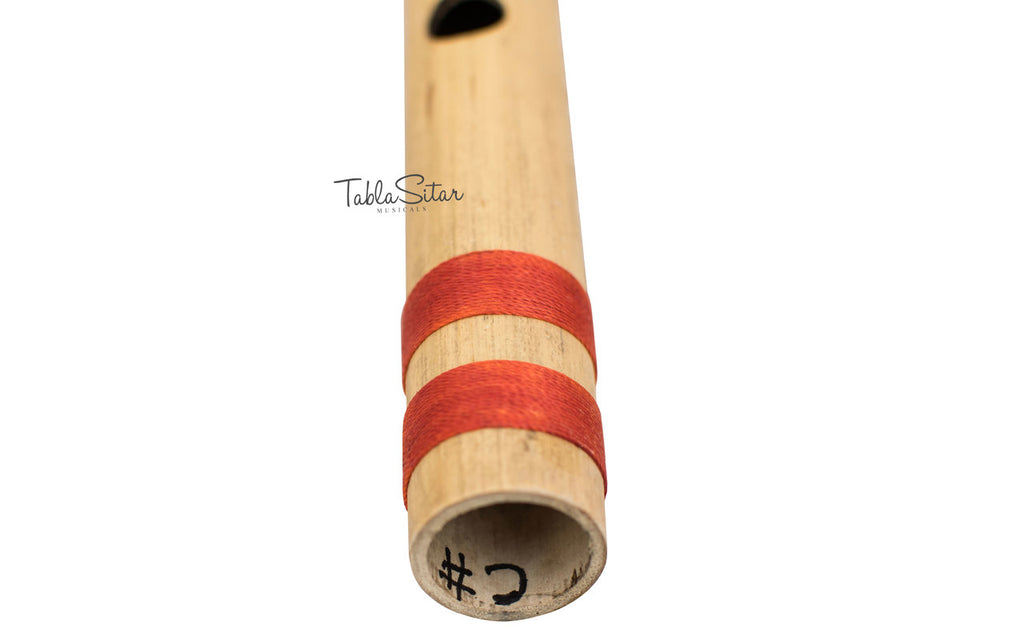 Maharaja Musicals Concert Bansuri Flute, Scale C# Medium, 18.6"