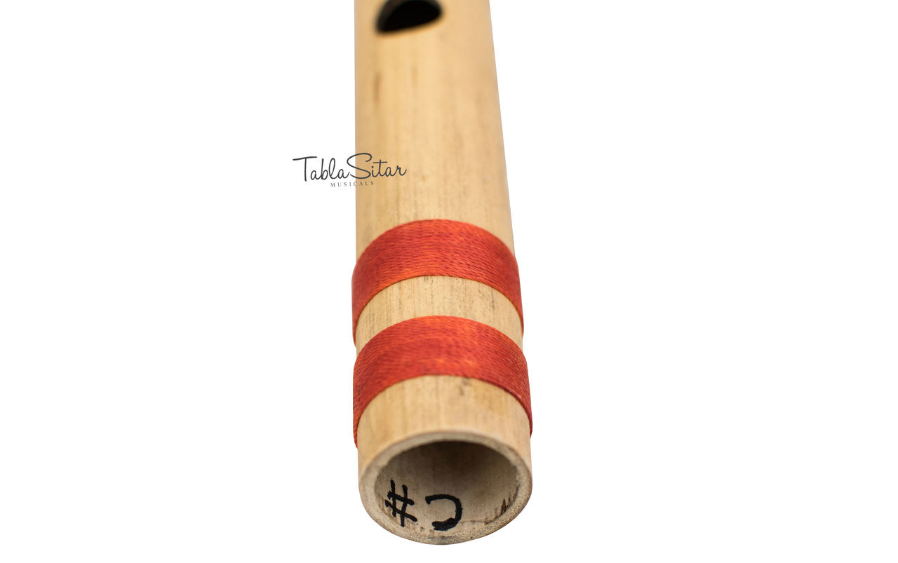 Maharaja Musicals Concert Bansuri Flute, Scale C# Medium, 18.6"
