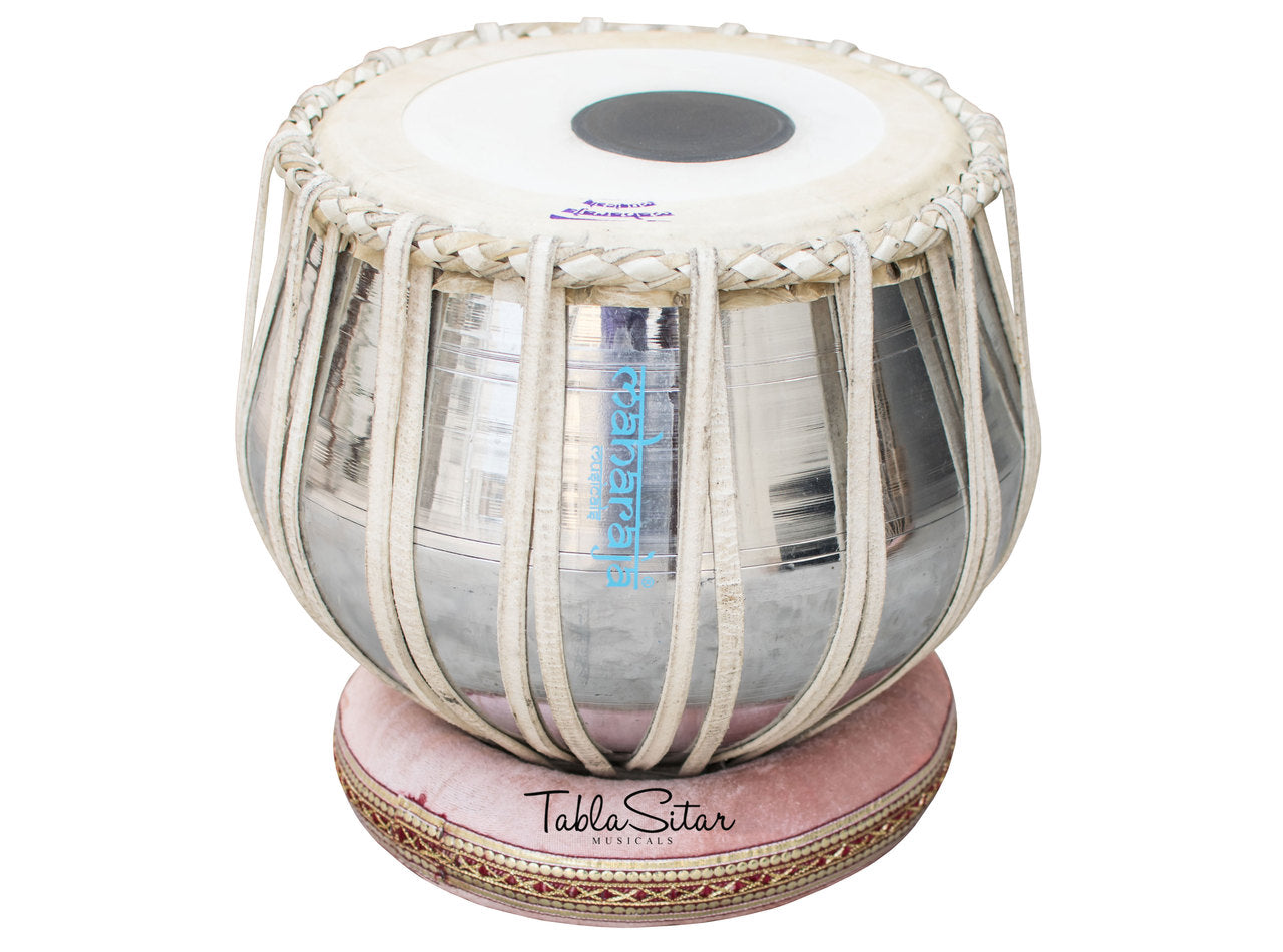 Maharaja Musicals Tabla Set, 3 kg, Brass Bayan (No. 37)