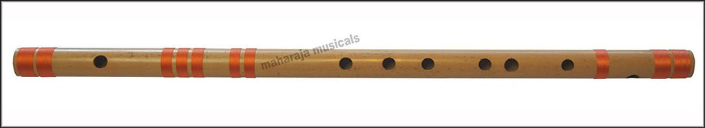 Maharaja Musicals Concert Bansuri Flute, Scale G Bass, 25.5"
