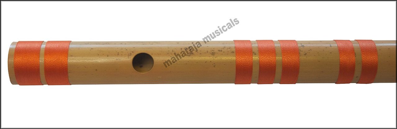 Maharaja Musicals Concert Bansuri Flute, Scale G Bass, 25.5"