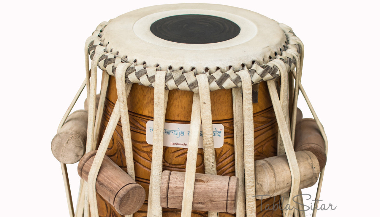 Maharaja Musicals Designer Dayan Tabla, Mahogany