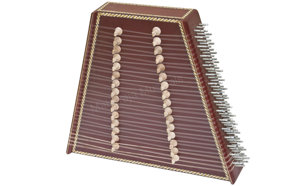 Maharaja Musicals Santoor, 93 Strings, Mahogany
