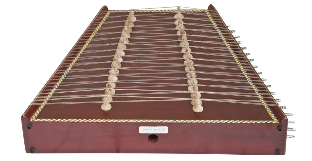 Maharaja Musicals Santoor, 93 Strings, Mahogany