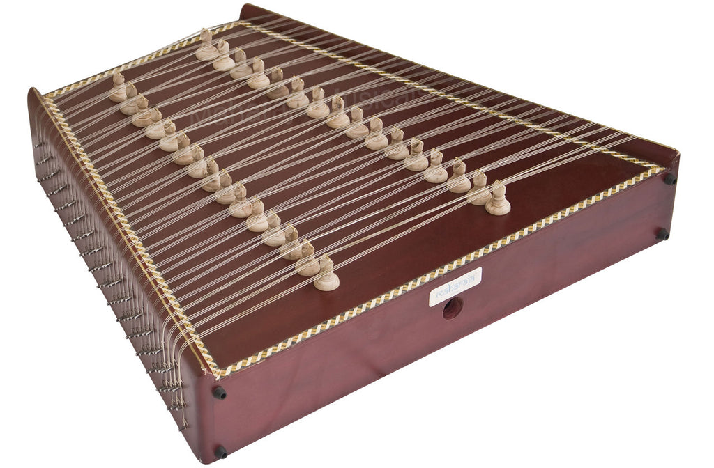 Maharaja Musicals Santoor, 93 Strings, Mahogany